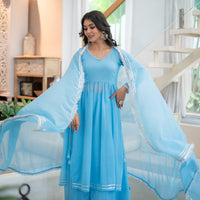 Indira Blue kurta set