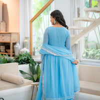 Indira Blue kurta set