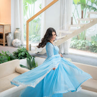 Indira Blue kurta set