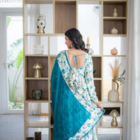 Preety green suit set